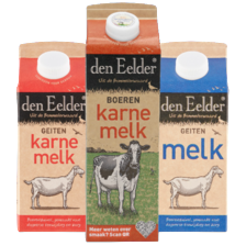 Den Eelder boeren karnemelk, geiten karnemelk of geitenmelk